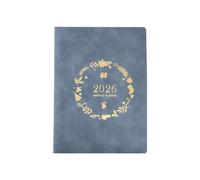 2026 Weekly Planner with Dated Pages and Refillable 6 Rings Leather Binder Cover 2026 Academic Planner for Scheduling Portable Task Journal