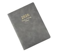 2026 Weekly Planner with Refillable 6 Rings Leather Binder Cover and Dated Pages 2026 Academic Planner for Men Women Premium PU Notebook