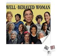 2026 Well-Behaved Women Calendar - 11" x 8.5" Feminist Wall Calendar Celebrating Women's Rights & Empowerment,Monthly Wall Calender Gift For Bold Woman