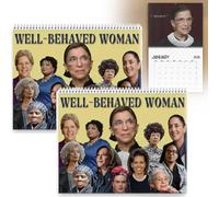 2026 Well-Behaved Women Calendar, Feminist Calendar, 11"x8.5" Feminist Empowerment Wall Calendars 2026, Celebrating Women's Rights & Empowerment, Inspirational Gift for Bold Woman,Home & Office Decor