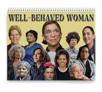 2026 Well-Behaved Women Wall Calendar, Feminist Calendar 2026 Feminist Merch Gift For Womens,Women's Inspirational Calendars, for Home Wall Decor
