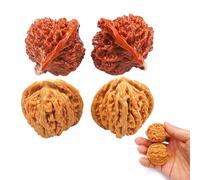 2026 Wenwan Walnuts,Chinese Walnuts Fidget,2PCS Walnut Hand Massage Balls,Handheld Walnut Massage Balls for Stress Relief, Anxiety Reduction & Holistic Health Care (AB)