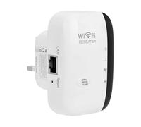 2026 WiFi Extender 300Mbps Signal Booster with Ethernet Port, Covers Up to 3650 sq.ft & 45 Devices, Wireless Repeater & Access Point, Easy Setup WPS (UK Plug White)