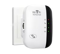 2026 WiFi Extender Signal Booster Covers Up to 5800sq.ft and 55 Devices WiFi Repeater Wireless Internet Booster with Ethernet Port for Home Garden, 1-Key Quick Setup, UK plug (White)