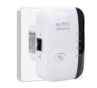 2026 WiFi Extender, WiFi Booster, WiFi Repeater, Covers 3000 Sq.ft & 45 Devices WiFi Repeater with Ethernet Port Smart Signal Indicator Quick Setup, UK Plug, White