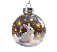 2026 Wildlife Wonders Collection Crystal Glass Ornament Handcrafted Vivid 3D Animal Christmas Decoration Clear Plastic Xmas Balls Luxury Winter Tree Decor Sparkling Star Accents Wildlife Wonders