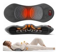2026 Wirbelfrei- 3 in 1 Therapy Cushion, Ergonomic Ergo Pur Back with Heating, Vibration & Traction, Ergopur 3-Zone Ergoflow Deep Massager, Relieve Fatigue(Space Gray,Battery Version)