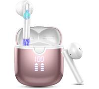 2026 Wireless Earbuds, Bluetooth 5.4 Ear buds with 4 ENC Noise Cancelling Microphone, In ear Headphone with HiFi Stereo Deep Bass, Bluetooth Earphones Earbuds 50H Playtime LED Display, IP7 Waterproof