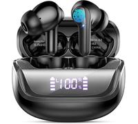 2026 Wireless Earbuds, Bluetooth 5.4 Headphones Deep Bass, 50H Playtime In Ear Earphones HiFi Stereo, Ear buds with 4 ENC Noise Cancelling Mics, LED Display, IP7 Waterproof Earbuds with Fast Charging