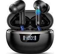 2026 Wireless Earbuds, Bluetooth 5.4 Headphones HiFi Stereo, 50H Playtime Ear buds with 6 ENC Noise Cancelling Mics, In Ear Earphones Deep Bass, IP7 Waterproof Earbuds with Fast Charging LED Display