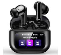 2026 Wireless Earbuds, Bluetooth 5.4 Headphones In Ear with Multifunctional Touch Screen, 48H HiFi Stereo Ear Buds with ANC/ENC Noise Cancelling/Transparency Mode, 5 EQ Modes, IPX7 Earphones for Sport