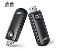 2026 Wireless TV Transmitter and Receiver 1080P - 2.4/5G Wireless HDMI Kit, Plug & Play, 165FT/50M Long Range Stable Streaming Video Audio Files from Laptop, PC to HDTV, Projector, Monitor