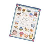 2026 Wishes List Spiral Calendar, Monthly wishes List Planning Calendar, Slow Down, Sa-vor the Seasons, Desktop Time Reminder for School, Classroom, Home, Office
