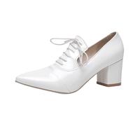 2026 Women High Heels for Casual Chunky Open Toe Stilettos Kitten Satin Leather Evening, Party Wedding Mary Jane Low Block Strap Closed (17) White