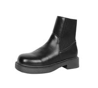 2026 Womens Ankle Boots Women's Mid Calf Retro Style with Comfortable Elastic Fit Casual and Work Suitable Classic Solid Design Versatile for Everyday Wear Stylish Outings (Black, 5)