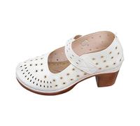 2026 Womens Contrast Stitch Wedge Platform Sandals, Wide Fit Adjustable Walking Slides, Open Toe Casual Summer Beach Footwear UK (Beige, 8)