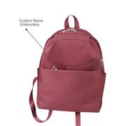 2026 Women's Stylish Embroidered Backpack Small Boho Shoulder Bag Lightweight Layer Rucksack For Daily Use Travel School