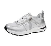 2026 Womens Trainers ’s Fashion Platform Ankle Boots Sneakers with Slip On Side Zipper and Thick Heel for Everyday Comfort (Silver, 7)