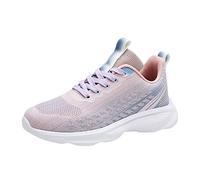 2026 Womens Trainers Women Sneakers Trend Gradient Sports Shoes Practical Soft Bottom Breathable Mesh (5.5) Pink