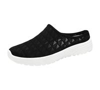 2026 Womens Trainers Women's Casual Shoes Lightweight Comfortable Spring Summer Design Ideal for T Shirt Pairing Mid Height Heel Easy to Wear Style Suitable Everyday Use (Black, 4)