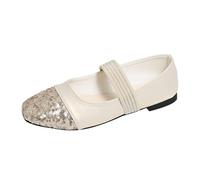 2026 Womens Trainers Women's Fashion Comfortable Sequin Casual Shoes A Slip On Solid Color (White, 6)