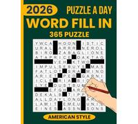 2026 Word Fill In Puzzle Book for Adults: 365 Daily Fill Ins Word Puzzles - Solutions Included (8.5×11 Size)