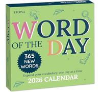 2026 Word of the Day Daily Calendar | Day To Day Tear Off Desktop Calendar with 365 New & Interesting Words & Definitions for Everyday of the Year, Fun Box Calendar Present For Men or Women, Christmas