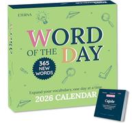2026 Word of the Day Daily Calendar | Day To Day Tear Off Desktop Calendar with 365 New & Interesting Words & Definitions for Everyday of the Year, Fun Box Calendar Present For Men or Women, Christmas