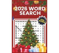 2026 Word Search Book: Word Searches with Easy to Read Print about Christmas Holiday, Vacation and More | 6x9 inches, 161 pages | 80+ Puzzles ... Gifts for Vacations, Holiday, Birthdays and Free Times
