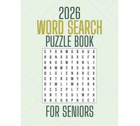 2026 Word Search for Seniors: Challenge Your Mind Daily with Fun and Relaxing Puzzles | Large Print for Easy Reading | A Perfect Gift for Parents, Grandparents & Retirees