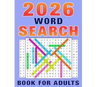 2026 Word Search Puzzles Book For Adults: Fun and Challenging Puzzles to Boost Your Brain and Relax