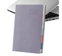 2026 Work Planner Notebook - A5 Daily Agenda Organizer | Aesthetic Hardcover Journal for Meal Planning, Business Tasks, Fitness Goals, College and Travel Notes (Full 12-Month Planner)