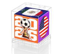 2026 World Cup Collectible 3x3 Puzzle Speed Cube, Brain Teaser Fidget Toy, Fast Smooth Turning Distinctive Pattern Challenge Twist Cubes, Collectible Decor Souvenir Gift