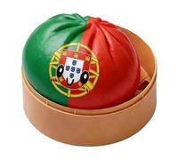 2026 World Cup Dumpling Squishy - A Stress-relieving Toy in the Shape of a Dumpling, Dumplings Squishy, Dumplings Stress Ball for Playing (L)