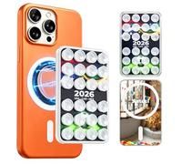 2026 World Cup Gift for Him/Her - Anteel OG Magnetic Suction Cup Phone Mount - Magnetic Back with Additional Mirror Effect - Strong Suction Grip for Selfies and Videos - 2.56" x 3.94"