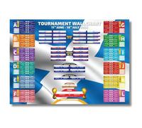 2026 World Tournament Wallchart - A2 Sized Scotland Style Tournament Tracker (42 x 59.4 cm)