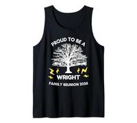 2026 Wright Family Reunion Gathering Family Tree Matching Tank Top