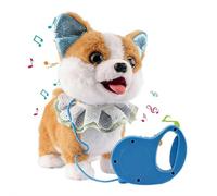 2026 Wuffy Robot Dog, Lifelike Interactive Toy with Singing, Mimic & Leash Functions, Remote-Controlled Soft-Fur Froplay Companion for Kids, Battery Powered