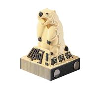 2026 Year Calendar 3D Paper Notes Notepad Bear Bunny House Carving Calendar Sculpture Shark Paper Gift Cute Y3F5