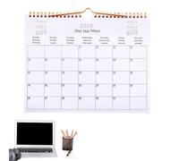 2026 Year Calendar - Decorative Diary A, Modern Artistic Monthly Organizer, Ideal Design Multilingual Easy to Browse | Present Efficient Office Planning 'Apartame