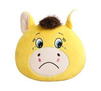 2026 Year Horse Plush Pillow,13.8" Funny Expressive Crying Horse Throw New Gift Pillow,Chinese Year & H Lunar pillow chinese plush cry chinese plush,2026 Lunar Smiling/Crying new chinese de