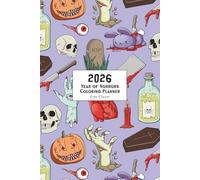 2026 Year of Horrors Coloring Planner