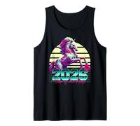 2026 Year of The Horse 80s Retro Chinese Zodiac Sign Tank Top