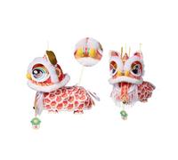 2026 Year of the Horse Chinese Year Lion Dance Lantern, Lightweight Handmade DIY Material Package Lantern (Style 10)