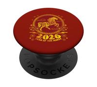 2026 Year Of The Horse Chinese Zodiac Chinese New Year PopSockets Adhesive PopGrip