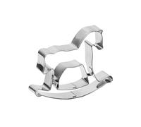 2026 Year of the Horse Cookie Cutter - Stainless Steel Small Non-Stick Baking Mold Dough Cake Candy Chocolate Fondant Mold | Christmas Kitchen Tools, D
