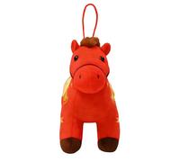 2026 Year of the Horse Mascot | Animal Doll Plush | Spring Festival Bag Pendant,for Kids Teens Culture Enthusiasts Collectors Students Office Travelers Cars Trucks Sedans Backpacks Wallets