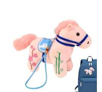 2026 Year Of The Horse Mascot, Chinese New Year Horse Mascot For Blessing Souvenir, Collectible Toy, Plush Stuffed Doll Charm, Car Window Hanging Pendant For Kids Teens Adults