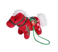 2026 Year of The Horse Mascot Plush,Lucky Cute Horse Doll Chinese New Year Ornaments,Colorful Pony Stuffed Animal Plush for Christmas New Year Home Holiday Decor,Gifts for Kids,Women