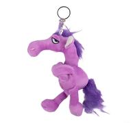 2026 Year of the Horse Plush Keychain for Those Seeking For Strength Reminders During Commute or Routine Tasks (Purple)
